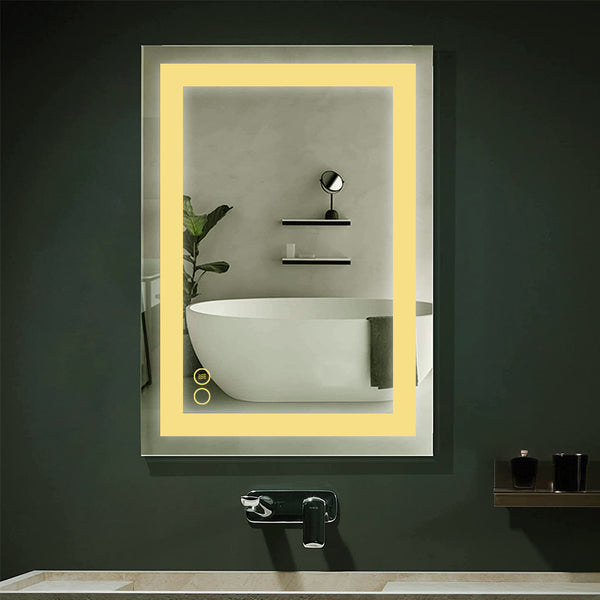 Brilliant Illumination: Mircus LED Bathroom Mirror - Perfect for USA Homes
