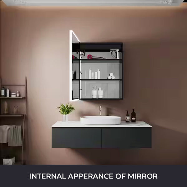 Mircus 24x36 Smart Bathroom Mirror Cabinet with Lights | Bathroom Medicine Cabinet